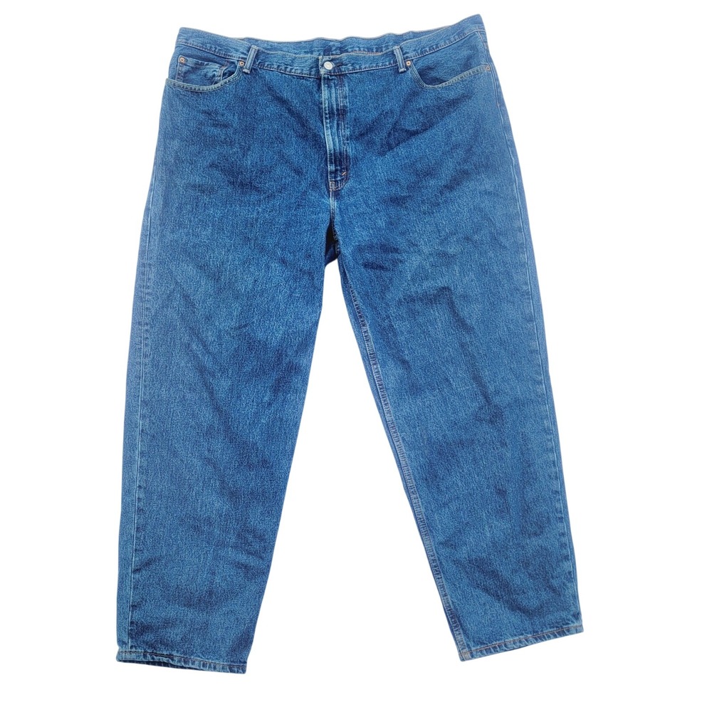 Levi Strauss 560 Men's Blue Loose Fit Tapered Leg Denim Jeans 48x32 Medium Wash